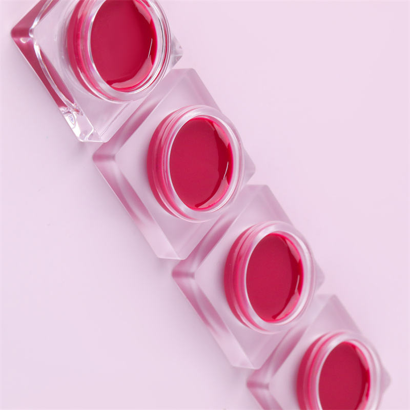Natural Lightweight Hydrates Skin Glowy Satiny Powder Finish Jelly Texture Lip and Cheek Blurry Pudding Pot Lipstick and Blush