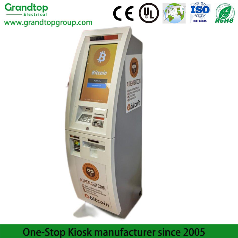 Crypto Currency Coins Kiosk Bitcoin Machine ATM Currency Exchange Btm Bitstop