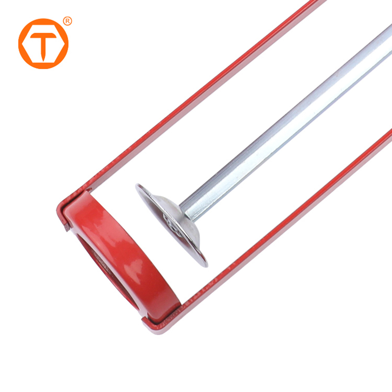 High Quality Stainless Steel Refillable Portable Manual Skeleton Caulking Gun