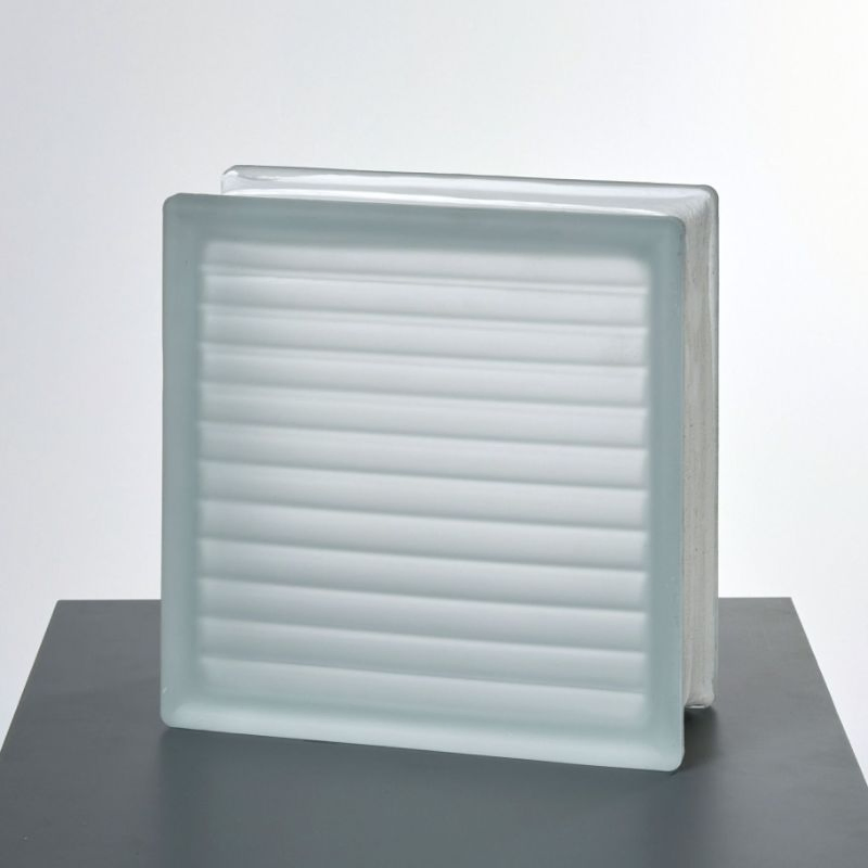 Dull Polish Hollow Brick Square Cloudy Color for Walls Bathroom Partition Decoration Glass Block Brick