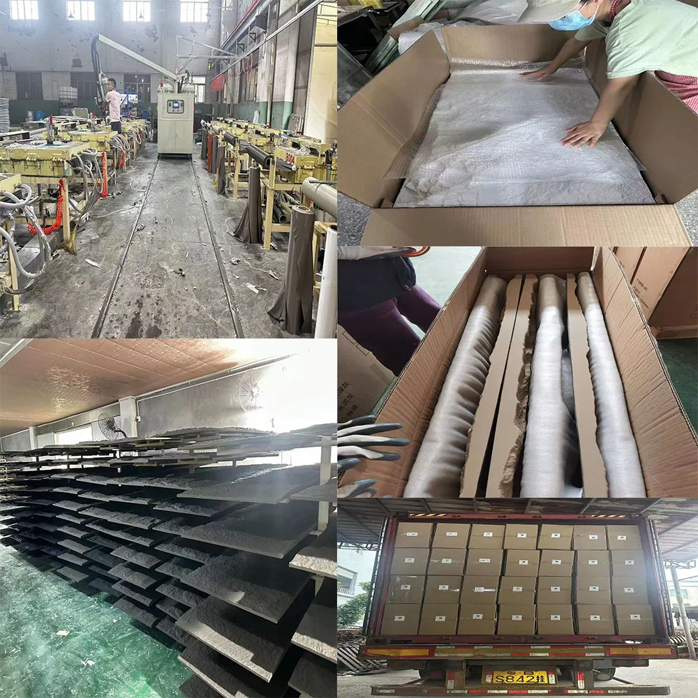 Sample Freely High Quality Waterproof Indoor Decorative Stone PU Wall Panel