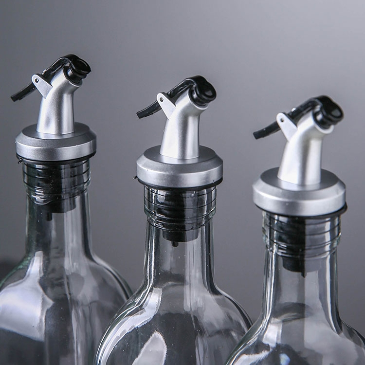 in Stock Airtight Long Oil Flip Top Spout Cap Closures for Liquor Olive Oil Bottles