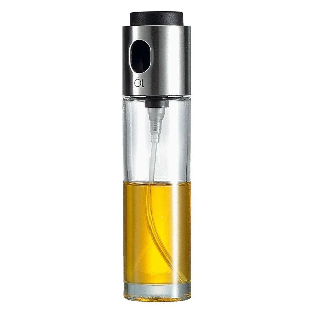 High Quality New Arrival Food-Grade Bamboo Olive Oil Sprayer Bottle Set for Cooking