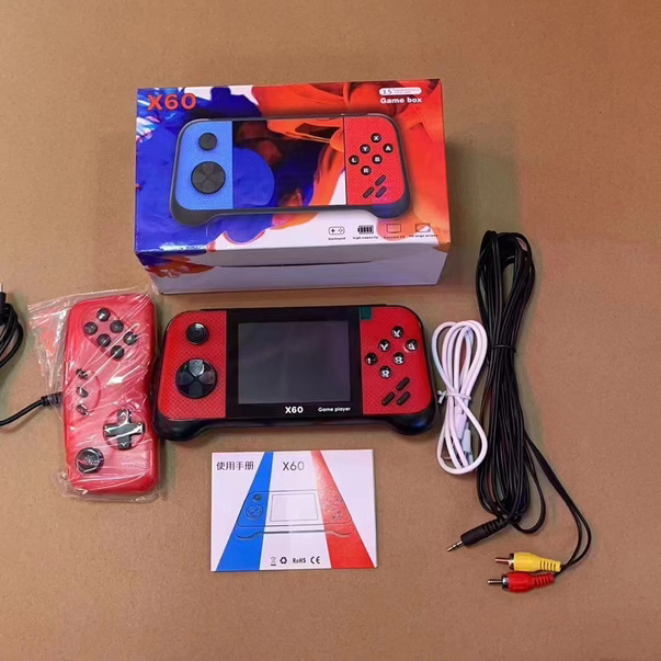 Портативная консоль X60 с 4000+ игр, 3.5 дюйма