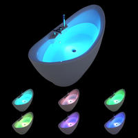 Акриловая ванна с LED-подсветкой