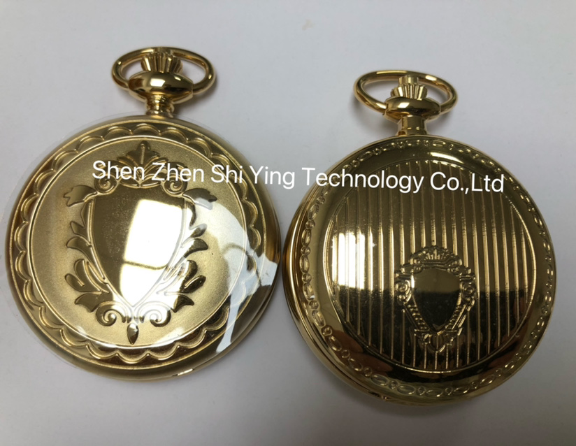 OEM Best Quality Brass Round Gold Pocket Watches with China Watch Factory