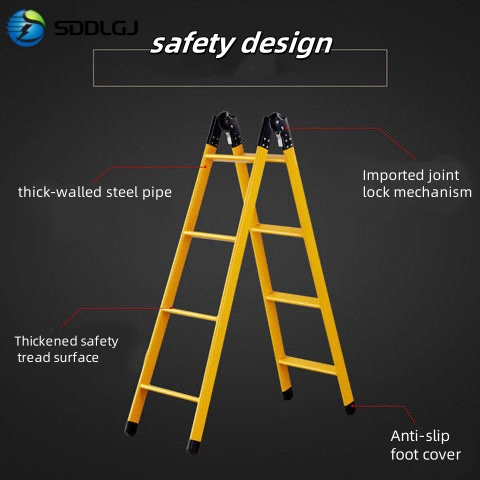 Fiberglass Safety Insulating Ladder, ASTM D3846 Certified