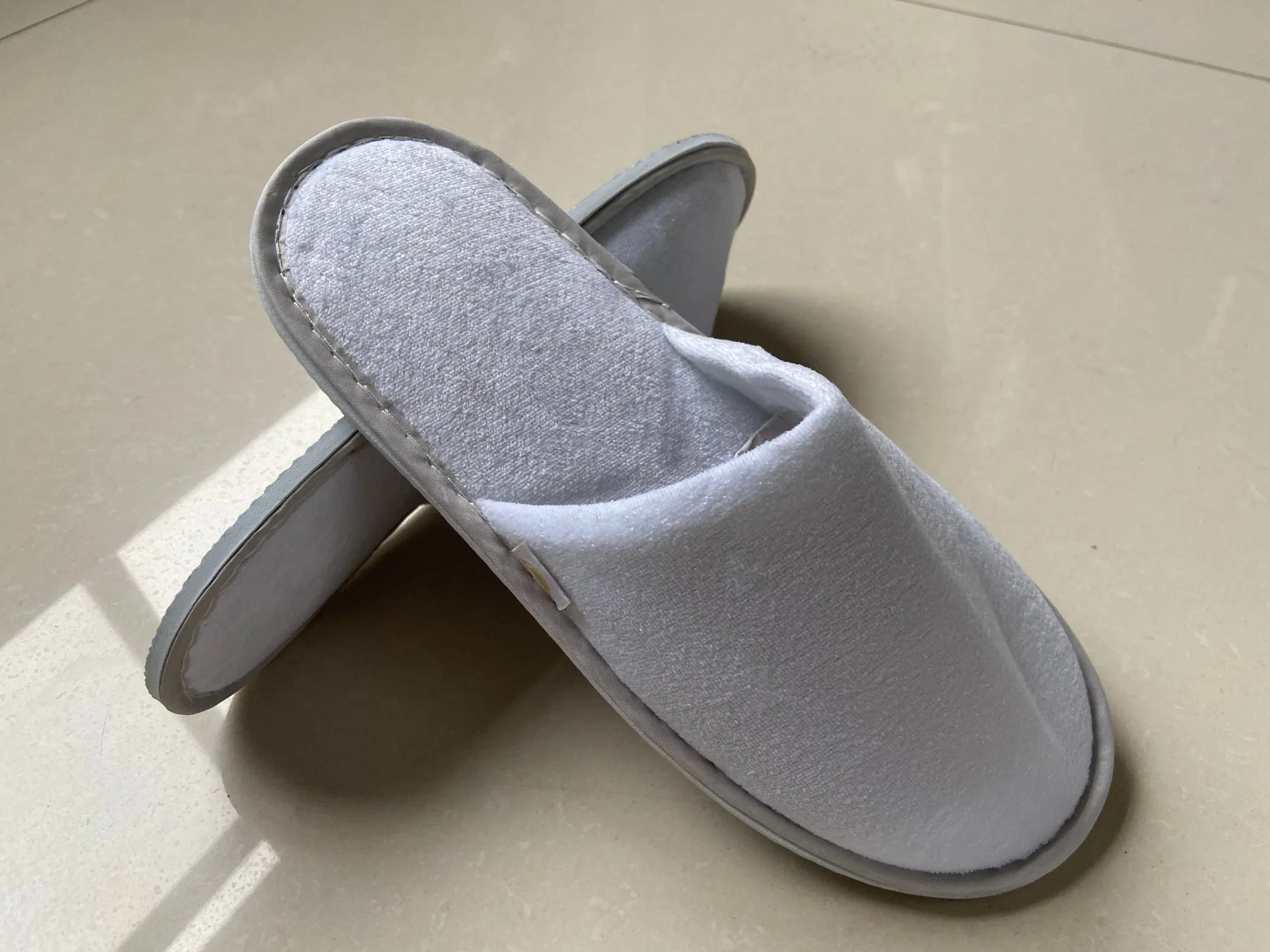 Micro-Standard Customized High-Quality Coral Fleece Washable Disposable Hotel Room SPA Hot Spring Slippers