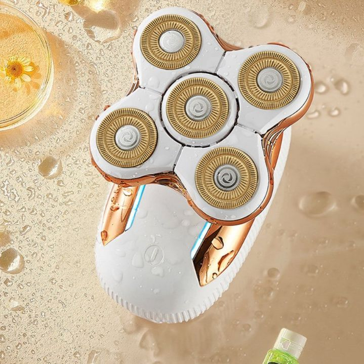 OEM Men's Mini Rotary Portable Electric Shaver Household Cordless USB Rechargeable Wet and Dry Hair Removal Nose Hair Shaving Trimmer