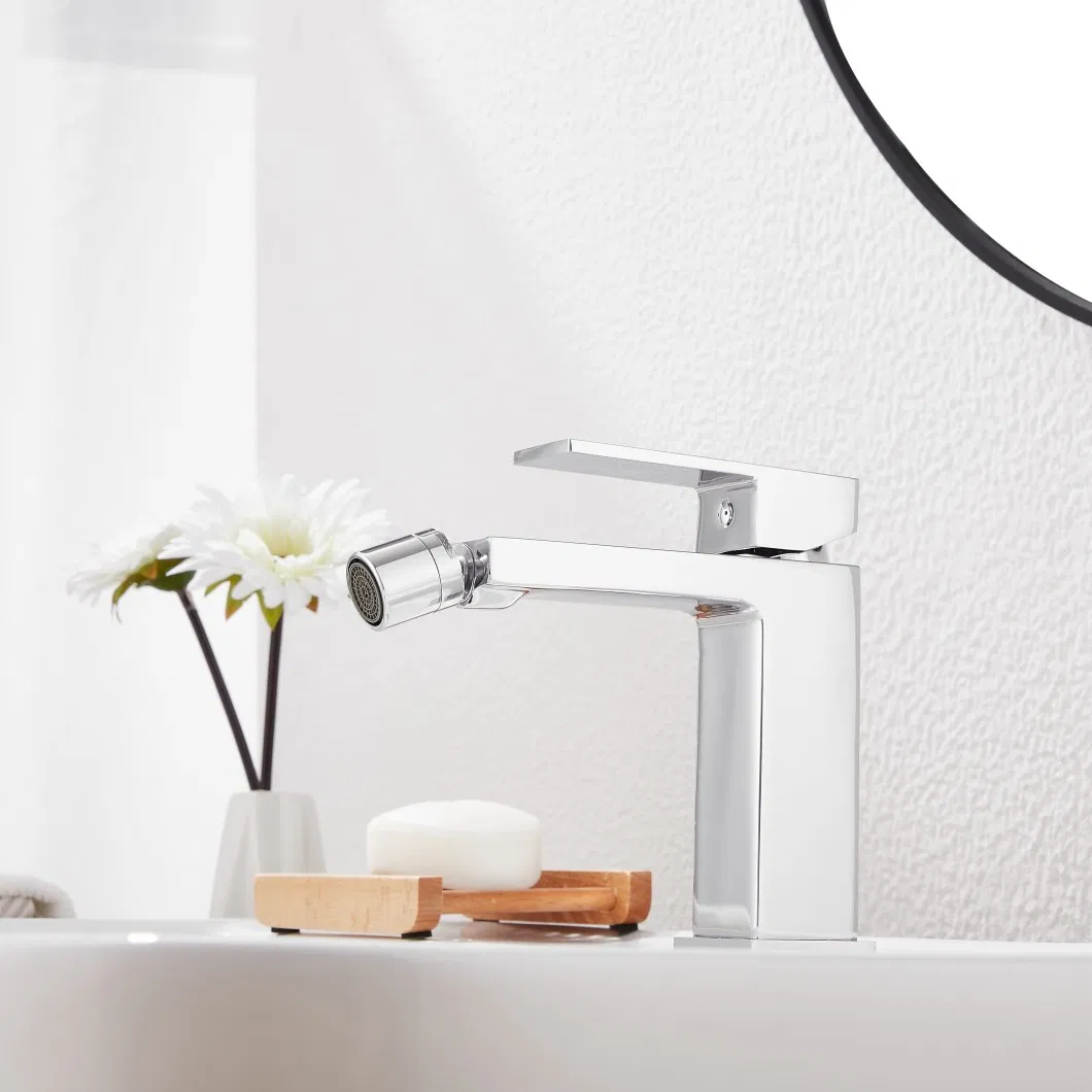 Поворотный смеситель для биде с латунным корпусом