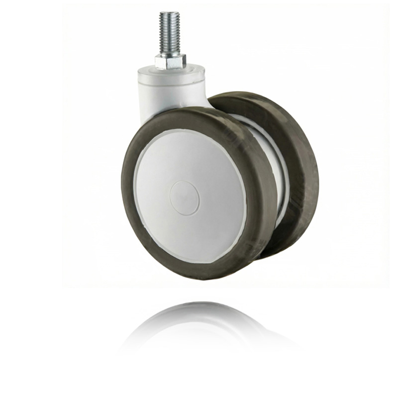 3" 4" 5" Threaded Stem Quiet Anti-Slip Medical Caster Outdoor Wheels