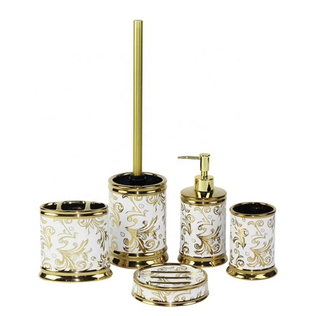 Modern Hot Sale White Ceramic Material for Bathroom Set 3PCS