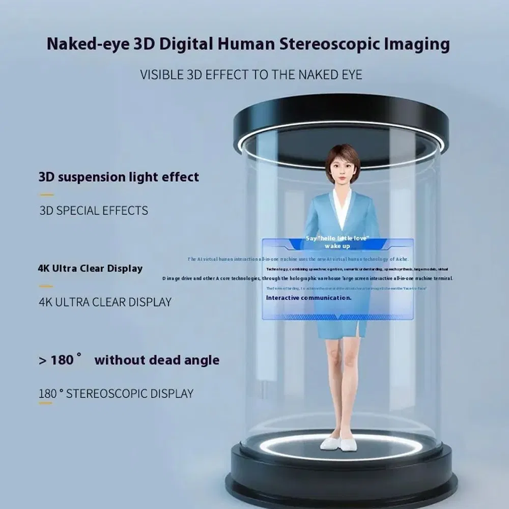3D голографический дисплей для рекламы, проектор с пультом