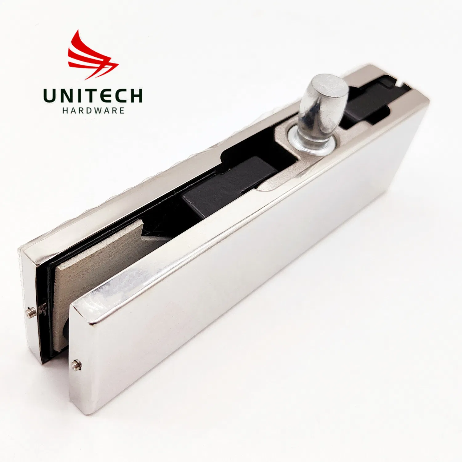 Stainless Steel Glass Door Top Patch Fixed Clamp Glass Fitting Hinge Pivot