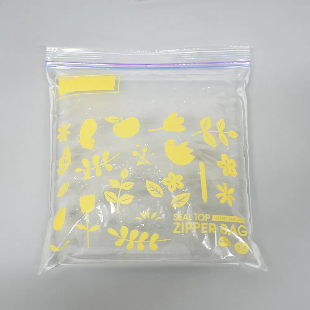 Manufacturer Direct Sales Thickening Customizable Printing Preservation Refrigeration No Odor Mixing Packaging Multi-Purpose Self Sealing Ziplock Bag