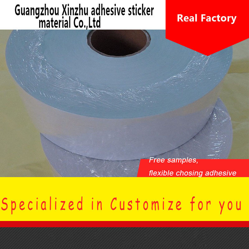 Jumbo Roll Transparent Thermal Printing Synthetic Paper, PP Film Label Material