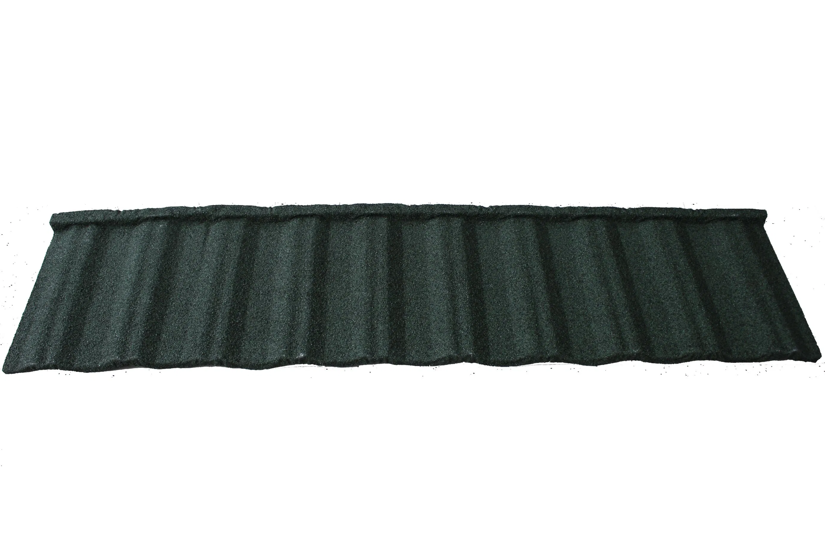 Металлочерепица Liao Зеленая с каменным покрытием