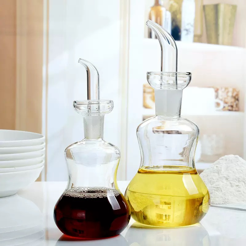 Manufacturers Directly Supply Heat-Resistant Glass Oil Pot Creative Oil Vinegar Bottle Kitchen Supplies Household Glass Oil Pot