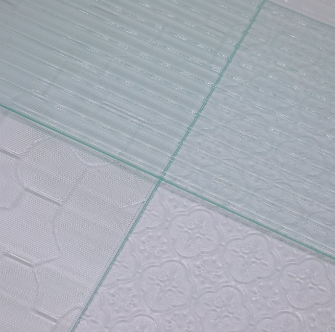 4mm 5mm 6mm Clear Bronze Grey Bamboo Figured Patterned Glass with Optional Size with Factory Lowest Price