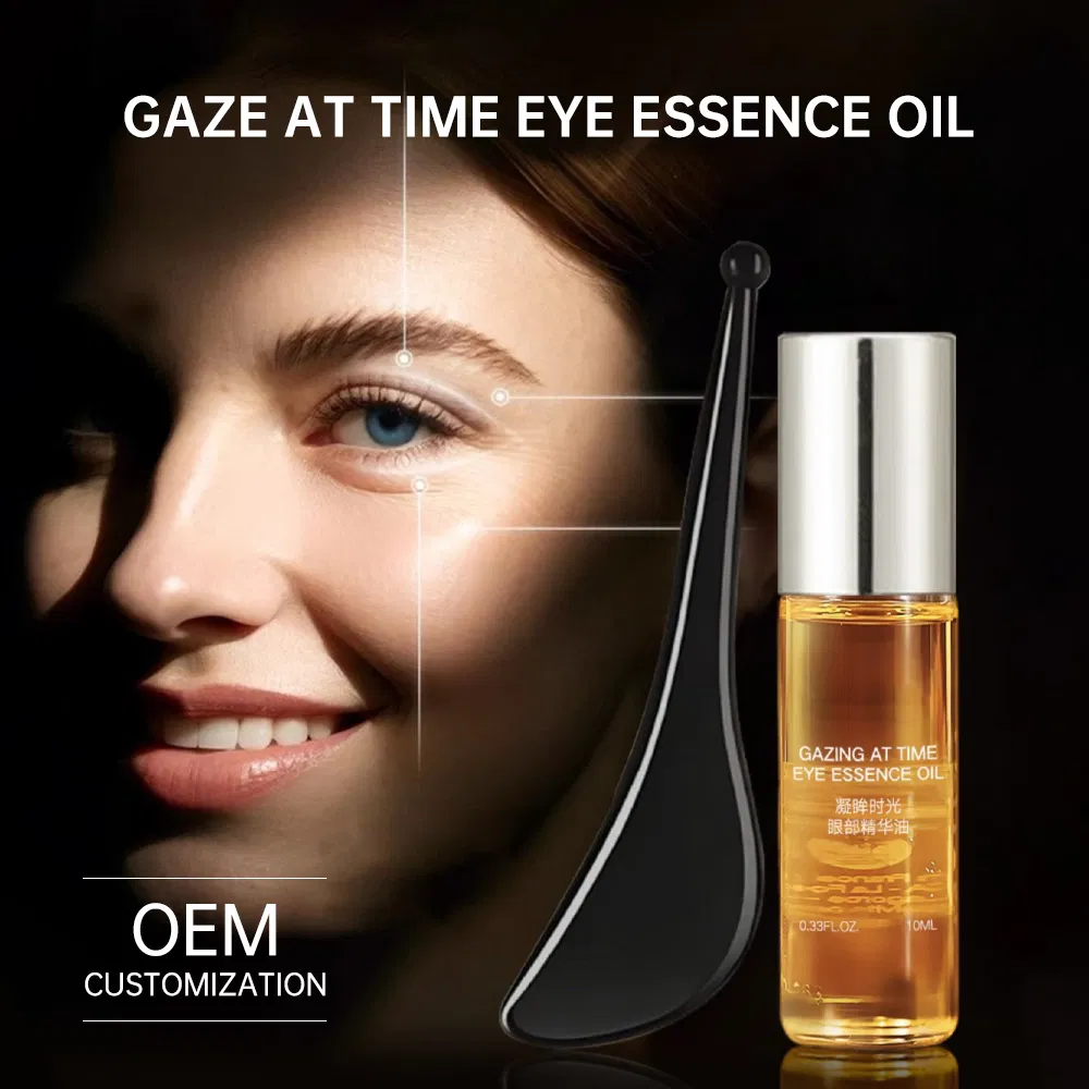 OEM/ODM Hydrating Anti-Dry Fine Line Smoothing Dark Circle Reducing Anti-Wrinkle Gazing at Time Eye Essence Oil