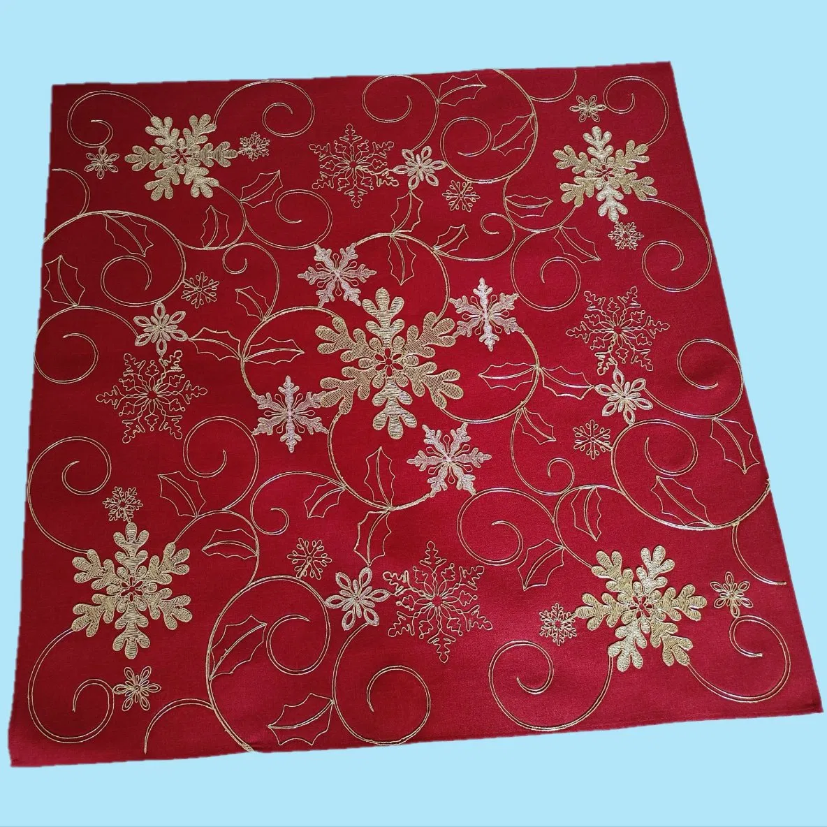 All Gold Rope Embroidered with Holly and Gold