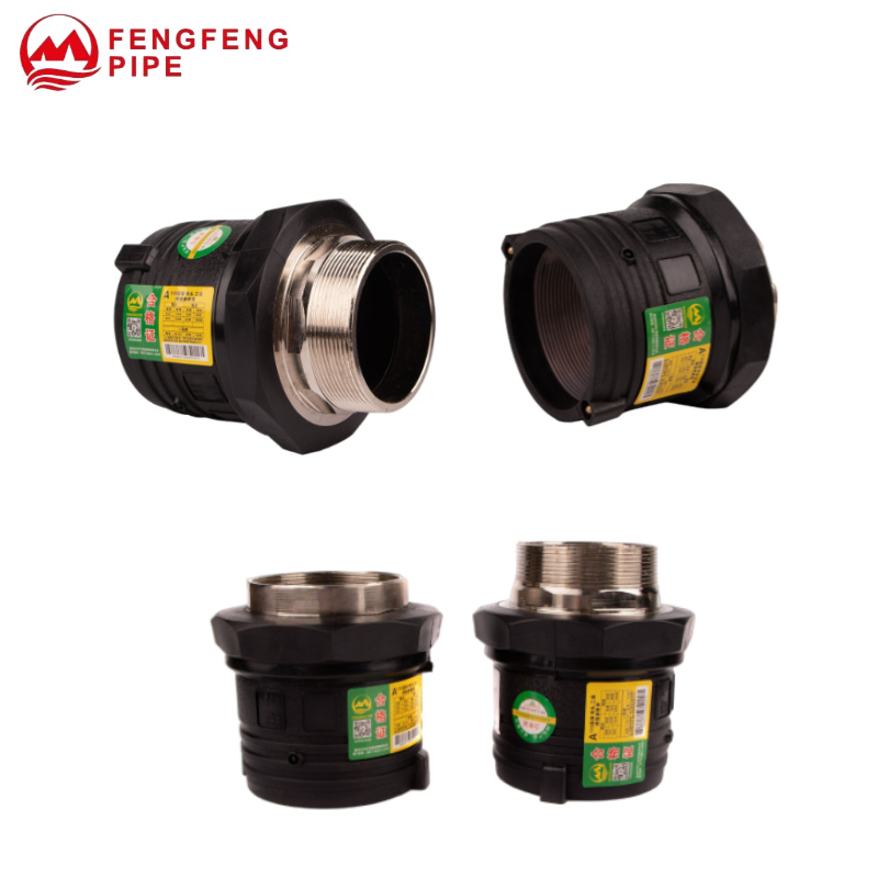 HDPE Pipe Fitting Electrofusion Fitting Electrofusion Female Thread Coupler 110mm