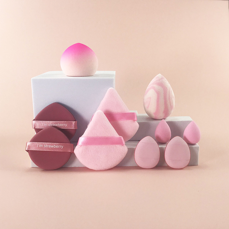 Halloween Holiday Promotional Gift for Makeup Facial Egg Powder Puffs Combination Set