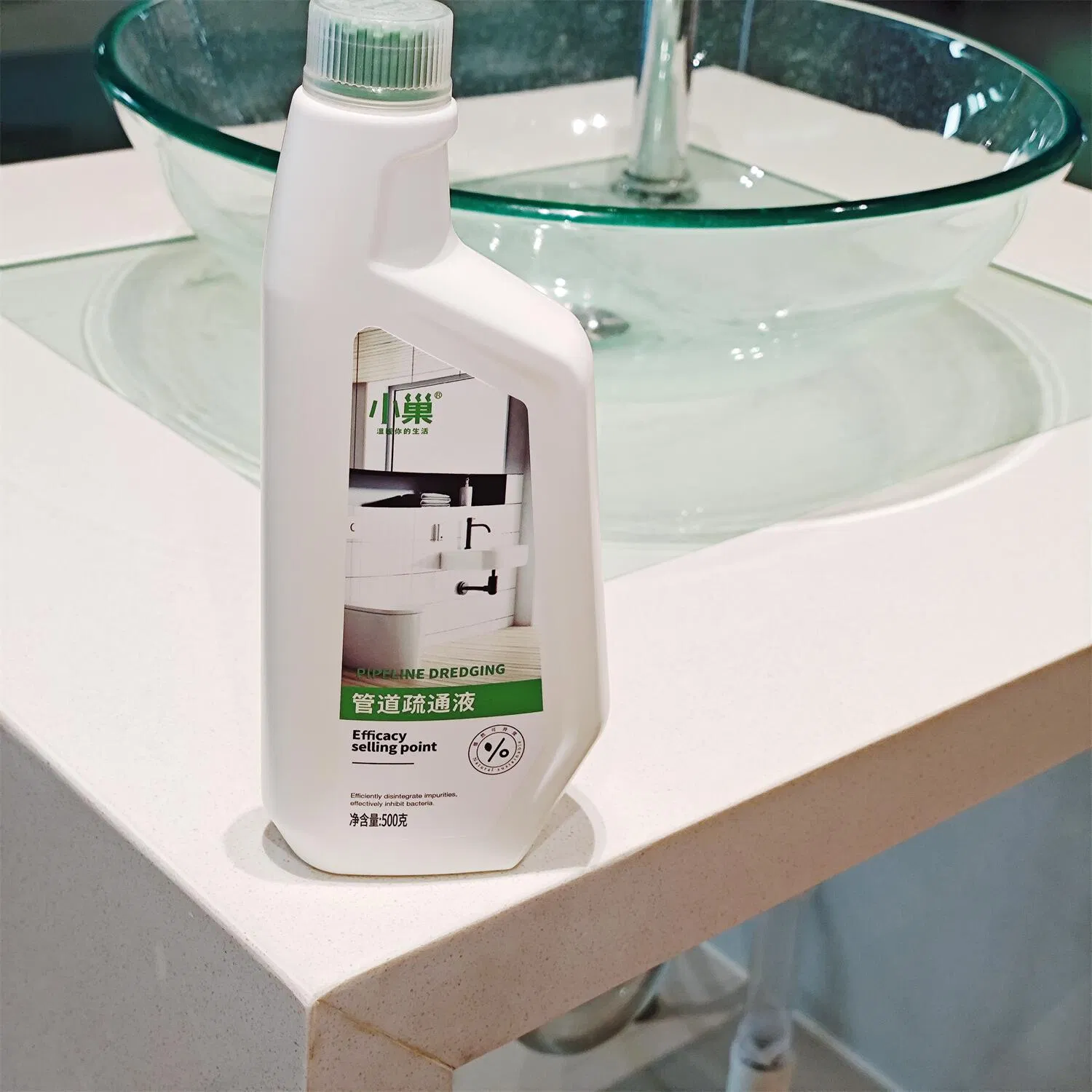 Strong Decontamination Agent for Eco-Friendly Toilet Drain Solutions