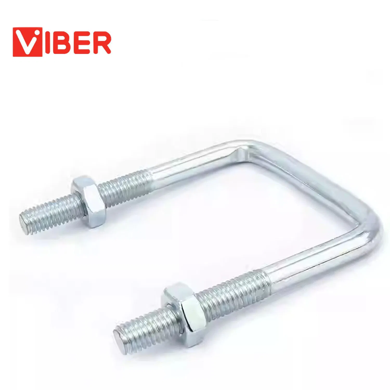 Right-Angle U-Bolt Stainless Steel 304 in Black/Zinc Plated/Silver Finish