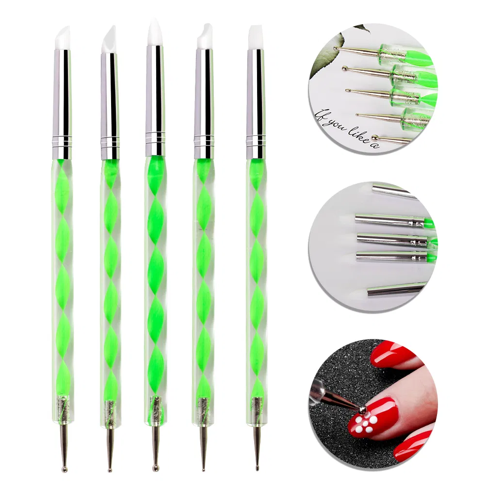 1PC Wax Dotting Pen Two-Ended Nail Art Dotting Tools