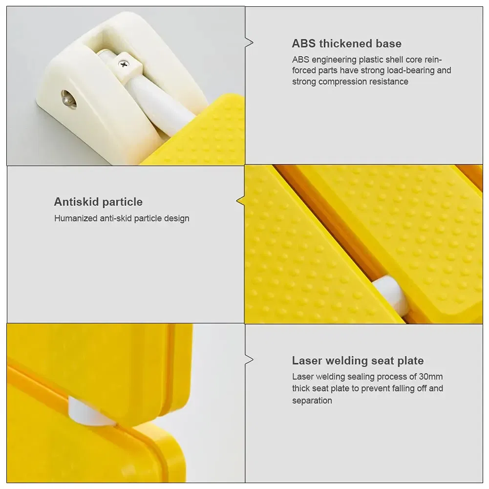 Hydrorelax Wall Mounted Folding Shower Chair ABS Non-Slip Durable Shower Chair