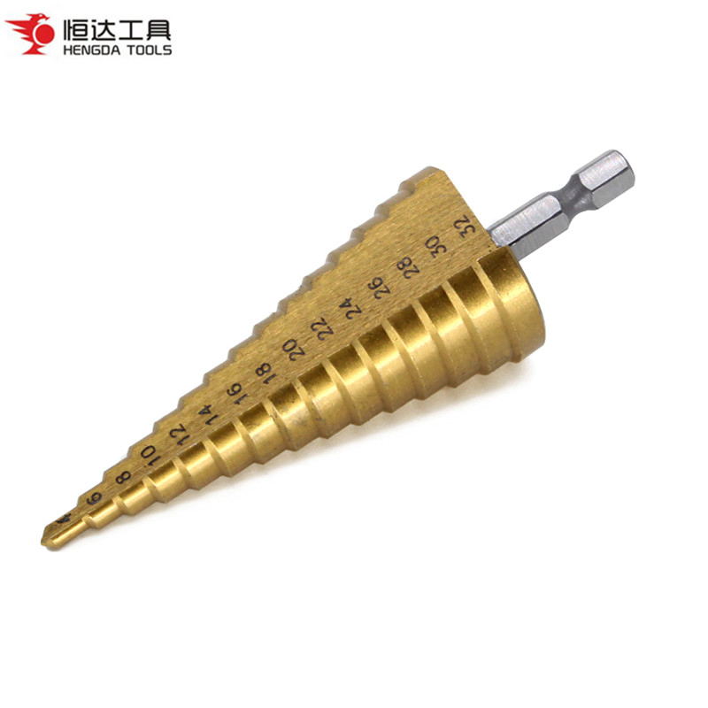 HSS M2 Step Drill Bits for Metal PVC Wood Drilling