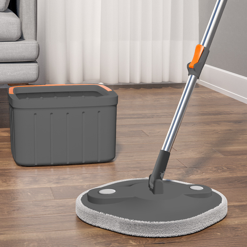 360 Spinning Microfiber Mop and Wringer Bucket Floor Cleaning System
