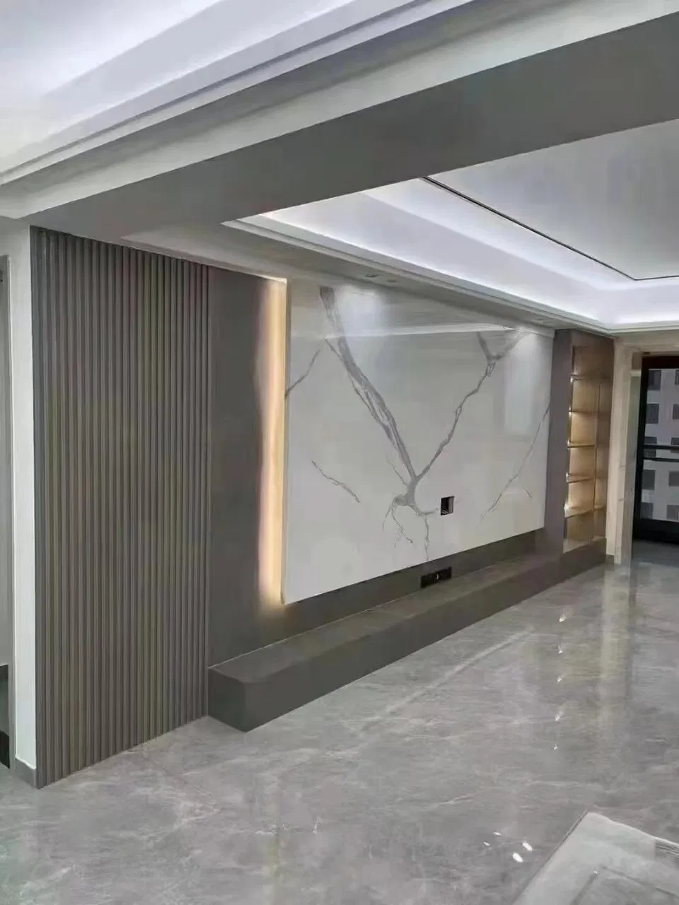 Groove WPC Wall Panel Grille Plate Grating Plate for Decoration