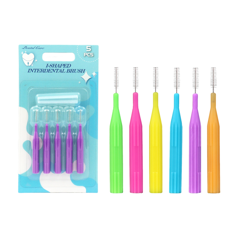 Orthodontic Interdental Brushes with Single Protective Cover for Adults Teeth Cleaning