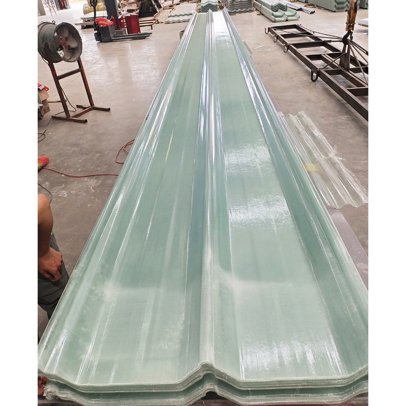 Clear Fibreglass Ceiling Corrugated GRP Fiberglass FRP Roof Tiles