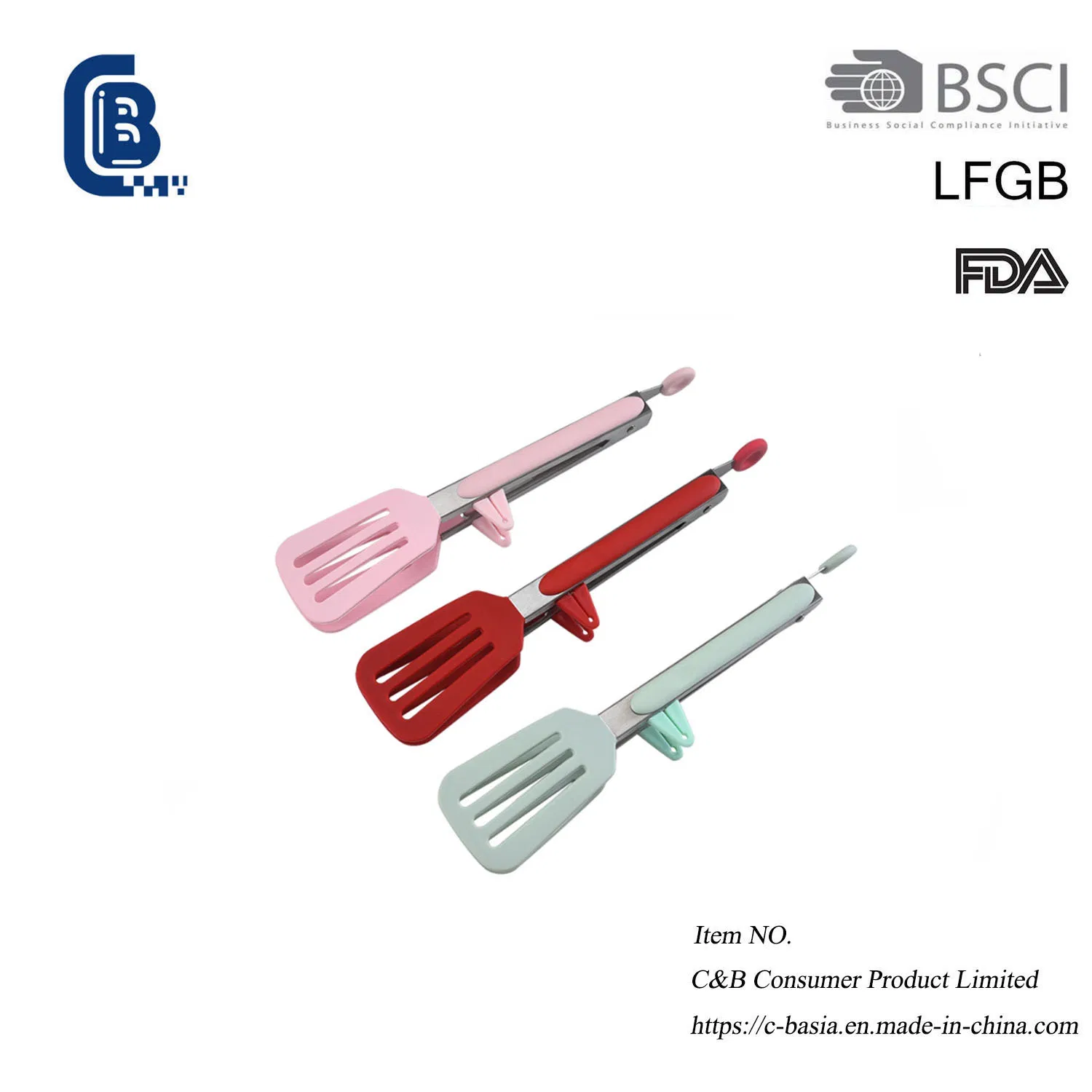 Щипцы для барбекю и кухни силиконовые, 9-14 дюймов