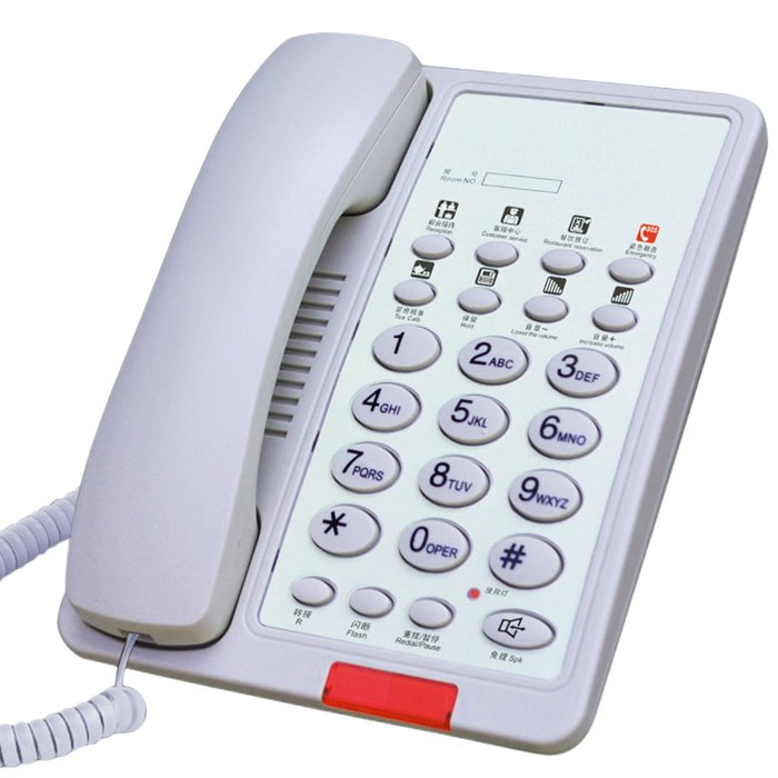 Louder Volume Telephone Adjustable Back Support Landline with Hands-Free Calling