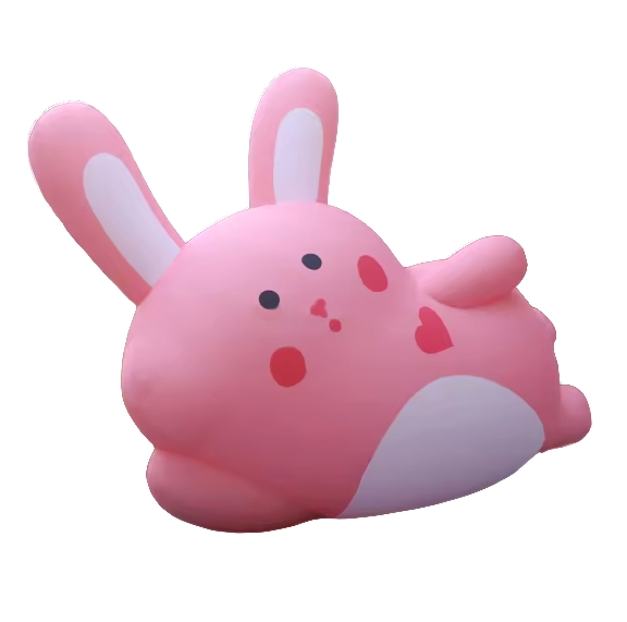 Inflatable Giant Cartoon Rabbit for Outdoor Fun and Play