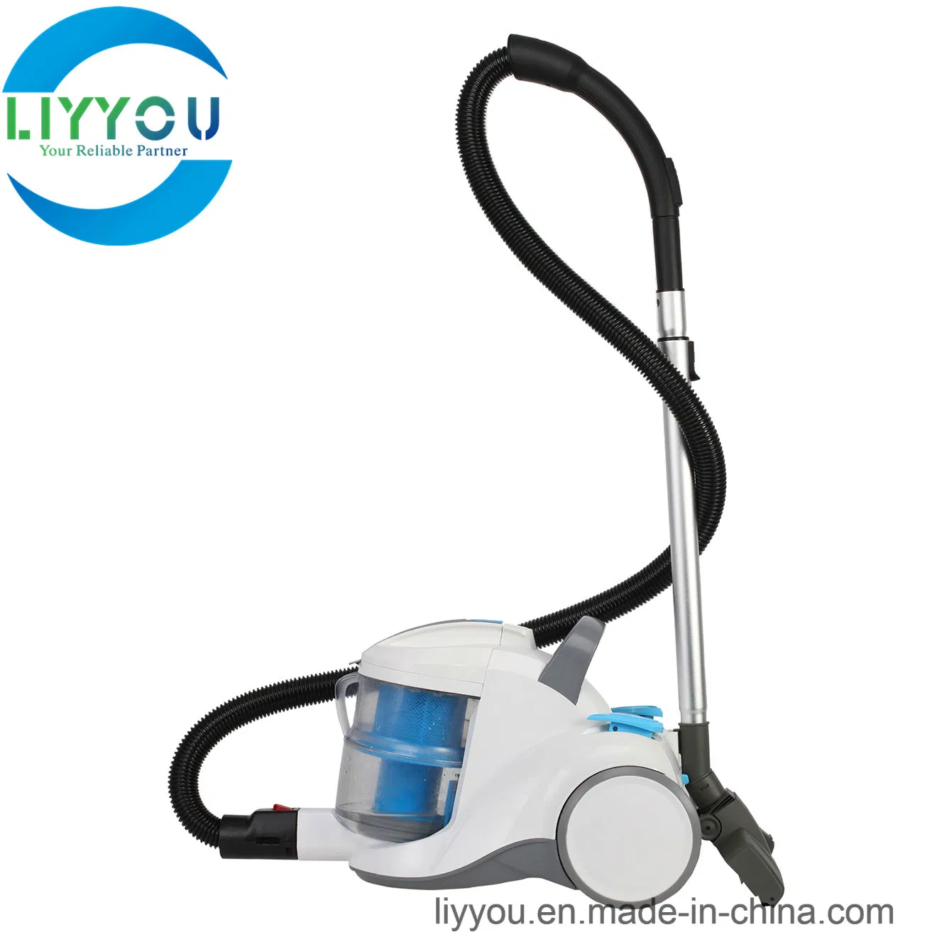 Heavy-Duty Commercial Wet and Dry Vacuum Cleaner with Dual Motors