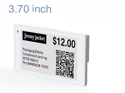 Customized Digital Price Tags and Electronic Shelf Label in 3.7 Inch Eink Screen 2.4G SDR Wireless Mode IP65 Class Retail Store Instant Alert OEM ODM