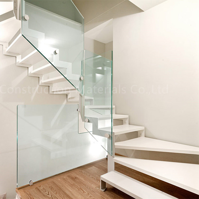 Prima Indoors Modern Design Steel Wood Prefabricated Straight Staircase