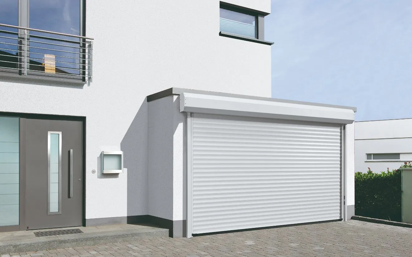 Automated Residential Aluminum Roller Shutter Gates Rolling up Garage Door Roll Top Sound Proof Sliding Doors