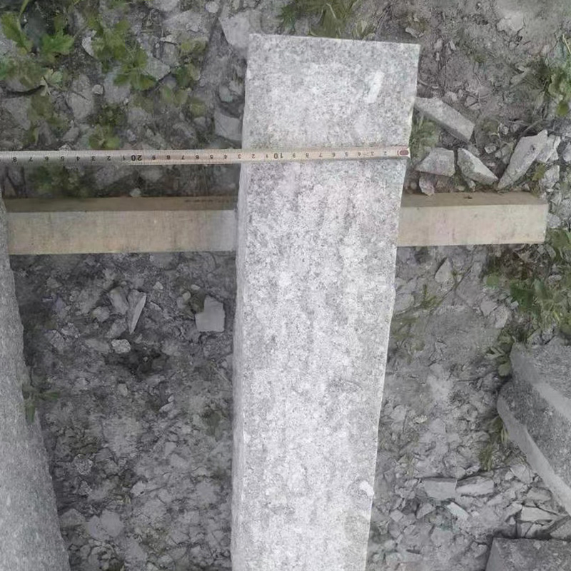 G375 Grey Granite All Sides Split Kerbstone