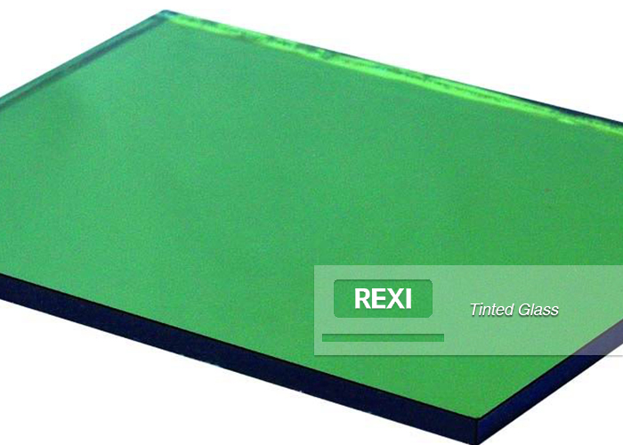 3mm-12mm F French Dark Green Reflective Glass Tinted Float temperable quality,