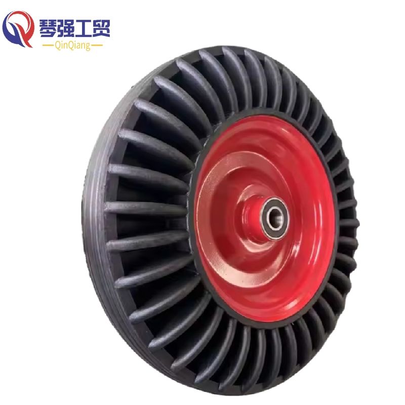 Durable 14-16 Inch Solid Rubber Wheel for Wheelbarrow Use