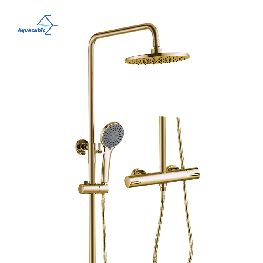 Quality Constant Temperature Brass Bathroom Shower Head 2-Function Shower Mixer Shower Set Hot&Cold Mixer Faucet