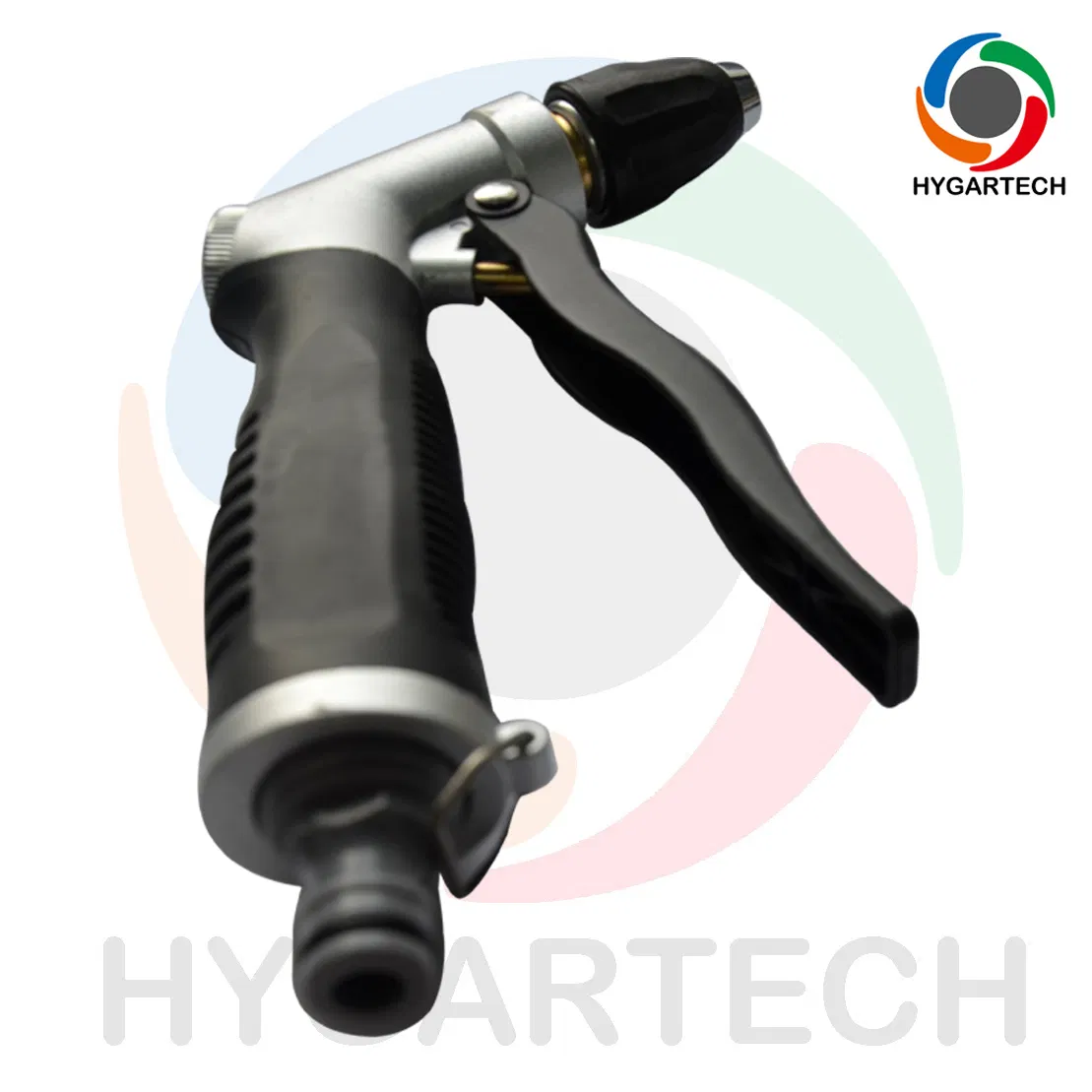 Metal Multi-Purpose Hose Spray Nozzle Down Pressure Washing Gun with Front Trigger Control