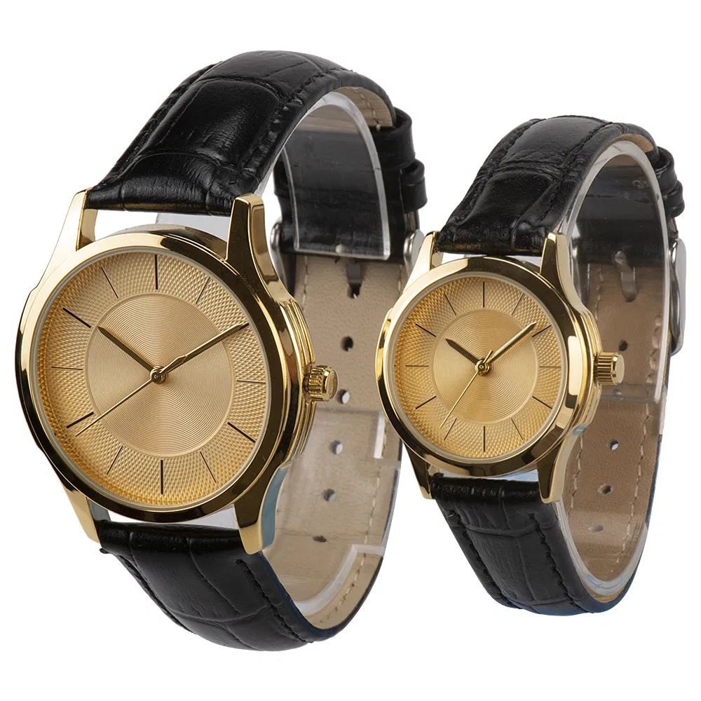 OEM Japan Quartz Movt Stainless Steel Back Watches for Lover Gift