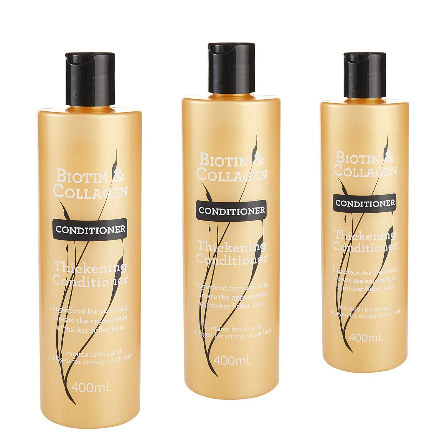 Biotin & Collagen Thickening Hair Conditioner Moisturising Damaged Hair 400ml